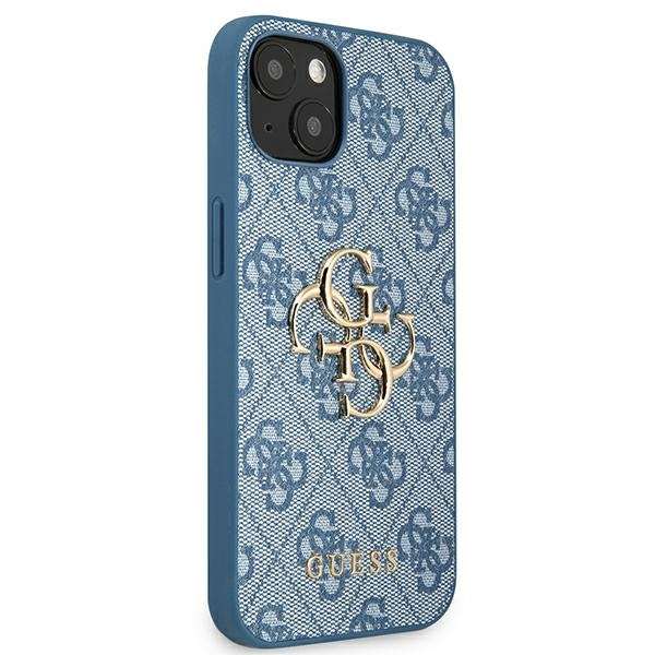 Funda GUESS Apple iPhone 13 Mini 4G Big Metal Logo Hardcase Blue
