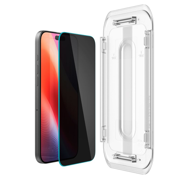 PRIVATISIERENDES GLAS SPIGEN GLAS.TR "EZ FIT" 2-PACK IPHONE 16 PRO PRIVACY