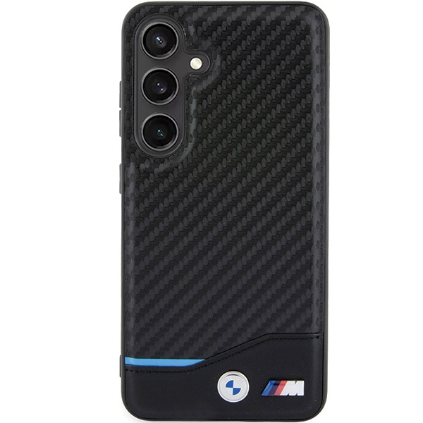 Coque BMW BMHCS24S22NBCK S24 S921 noir/noir Cuir Carbone Case