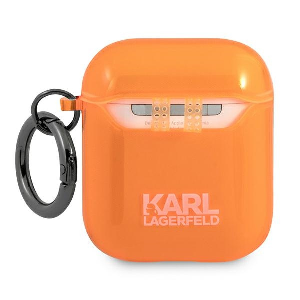 Case Karl Lagerfeld KLA2UCHFO AirPods cover orange / orange Choupette
