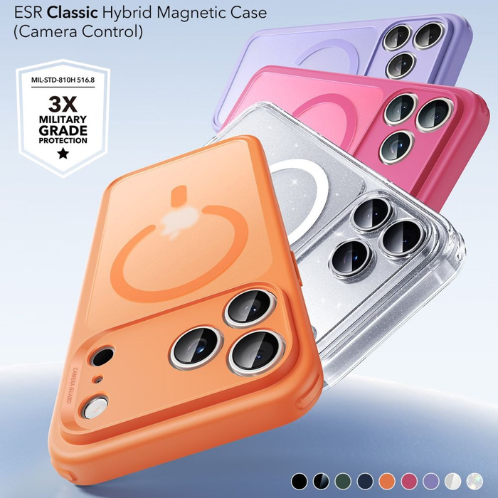 ESR CLASSIC HYBRID MagSafe IPhone 17 PRO FROSTED ORANGE