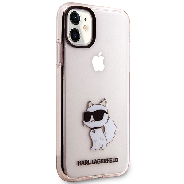 Karl Lagerfeld KLHCN61HNCHTCP iPhone 11 / Xr 6.1" rosa/rosa durocase Ikonik Choupette