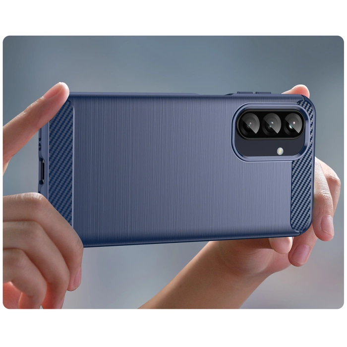 Carbon Case Samsung Galaxy A26 Blau