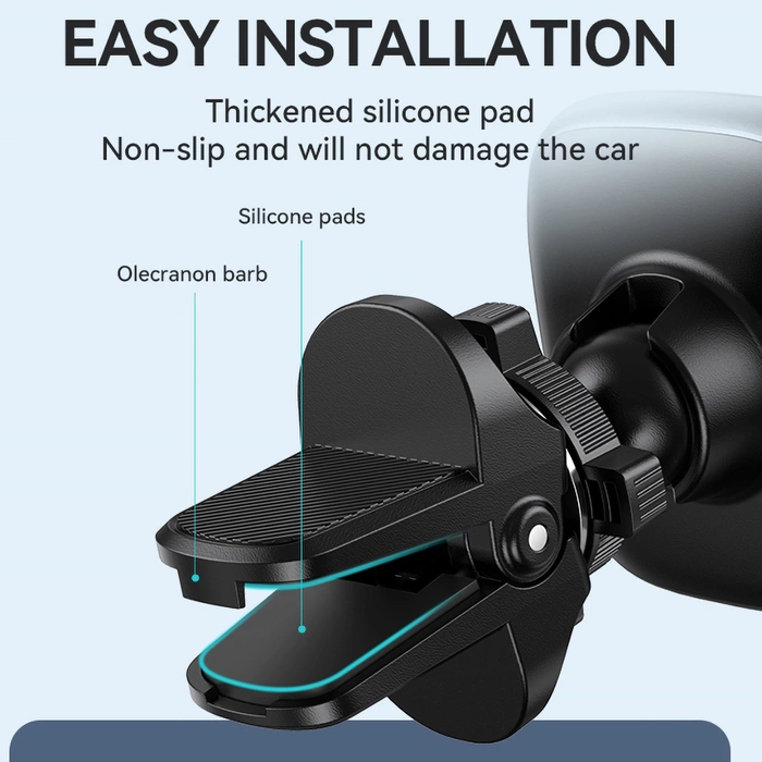 Wozinsky WUMTK support de téléphone magnétique pour grille d&#39;aération de voiture - noir