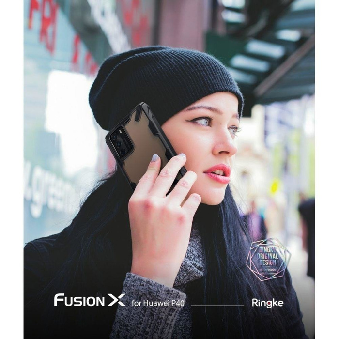 Cover RINGKE Fusion X Huawei P40 Camo Black Case