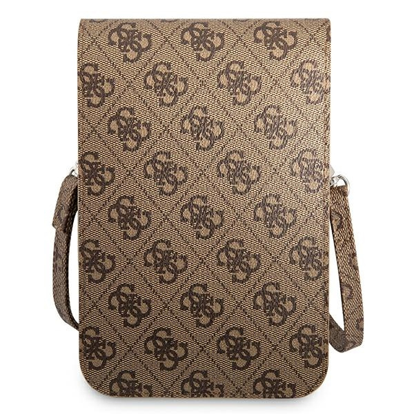 GUESS 4G Triangle Handtasche Braun