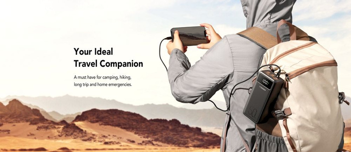 Powerbank Veger Tank Lite (W5001) PD QC3.0 5A 22,5W 50000 mAh czarny