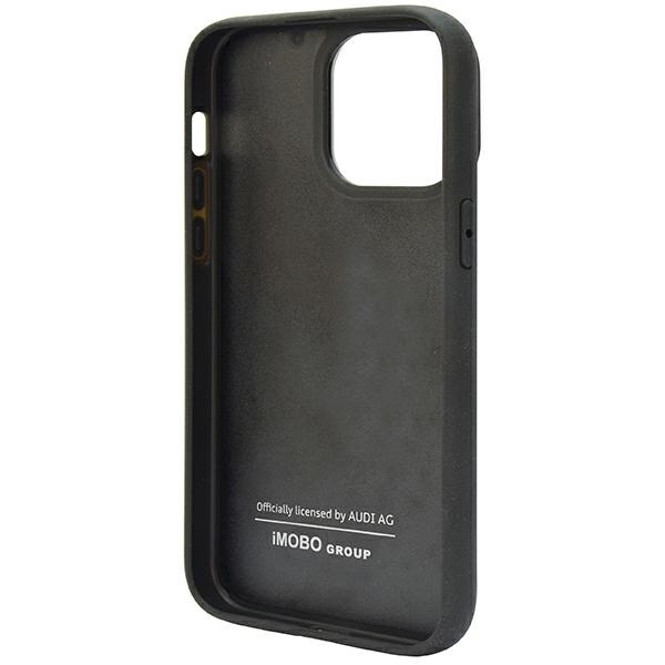 Audi Carbon Fiber Stripe iPhone 14 ProMax 6.7" czarny/black hardcase AUS-TPUPCIP14PM-R8/D1-BK