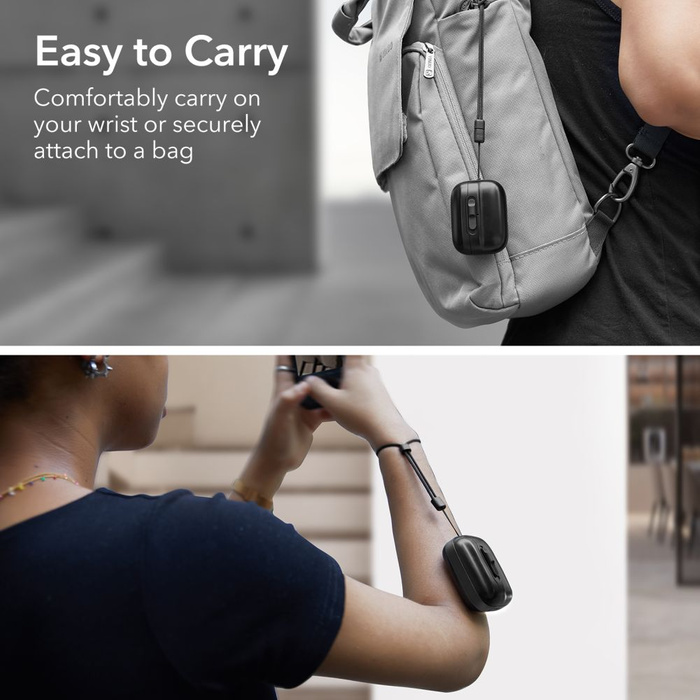 Cover Esr Pulse Halolock MagSafe Apple Airpods Pro 1 / 2 Nero Case