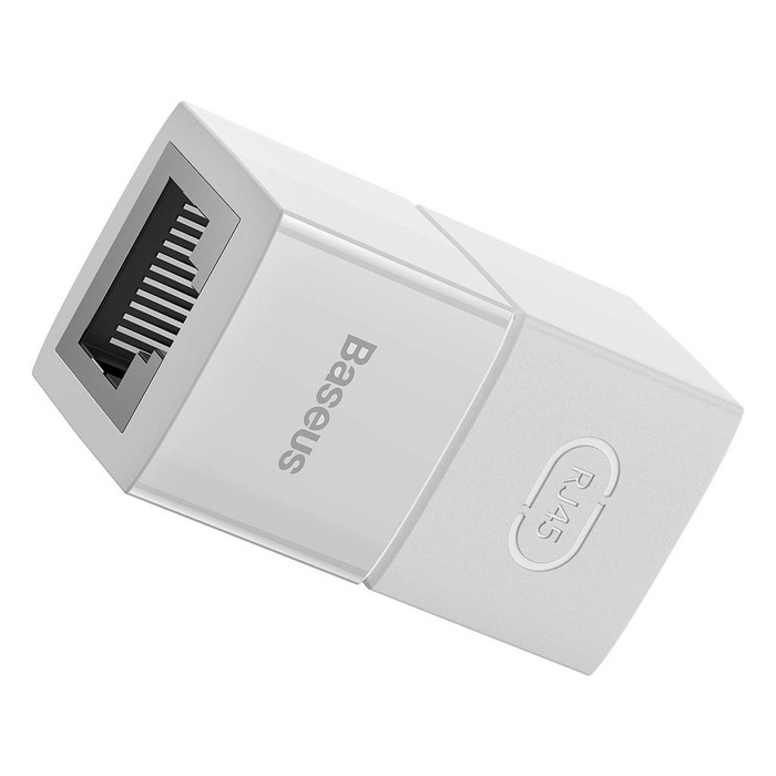 Síťový vazební člen Ethernet RJ-45 kabelový konektor Baseus AirJoy Series 10 ks - bílý