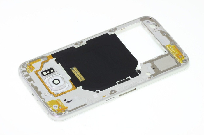 Rám puzdra SAMSUNG Galaxy S6 White Pearl Grade B