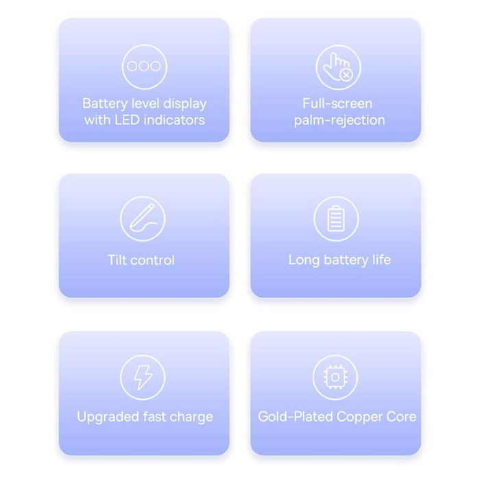 Lápiz activo para iPad Baseus Smooth Writing 2 SXBC060402 - blanco