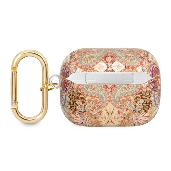 Hülle GUESS Apple AirPods Pro Abdeckung Paisley Riemen Sammlung Gold Case