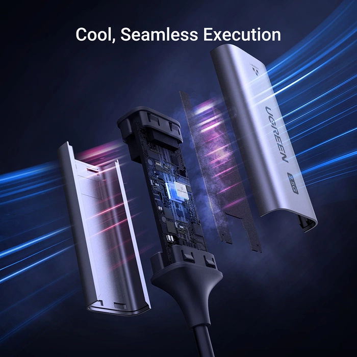 Ugreen CM648 USB-C-auf-RJ45-Ethernet-2,5G-Adapter – Grau