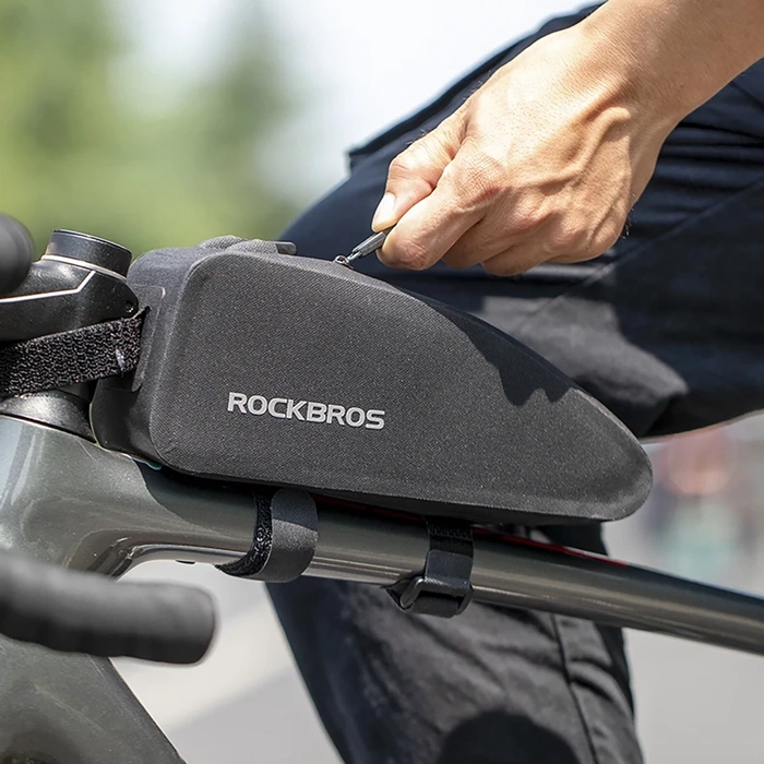 Rockbros AS-019 Fahrradrahmentasche wasserdicht 1,5 l - Schwarz