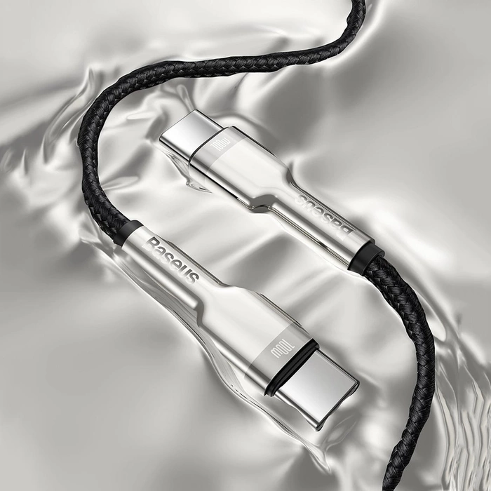 Baseus Cafule Series Metal Data USB-C / USB-C PD QC SCP 100W 5A 2 m Kabel - Grün