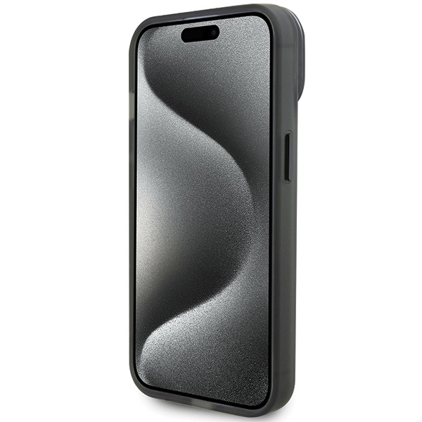 Funda Ferrari FEHMP15SUSCAH iPhone 15 6.1" transparente durocase Soporte para anillos Colección 2023 MagSafe Case