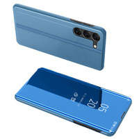 Coque Clear View Case pour Samsung Galaxy S23 bleu flip cover
