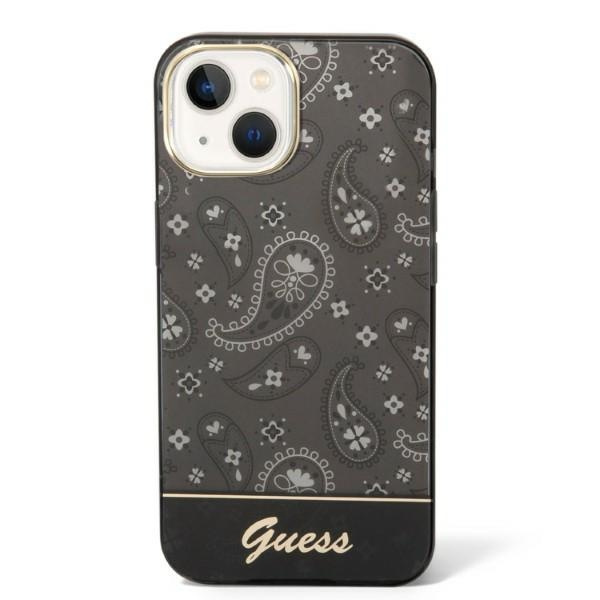 Guess GUHCP14MHGBNHK iPhone 14 Plus 6,7" schwarz/schwarz hartcase Bandana Paisley