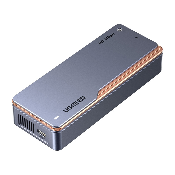 M.2 NVMe SSD-Gehäuse Ugreen D703, USB4 (grau)