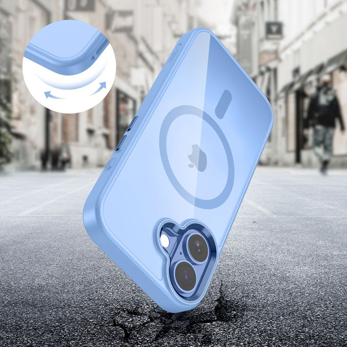 TECH-PROTECT MAGMAT MAGSAFE IPHONE 17 MIST BLUE/CLEAR