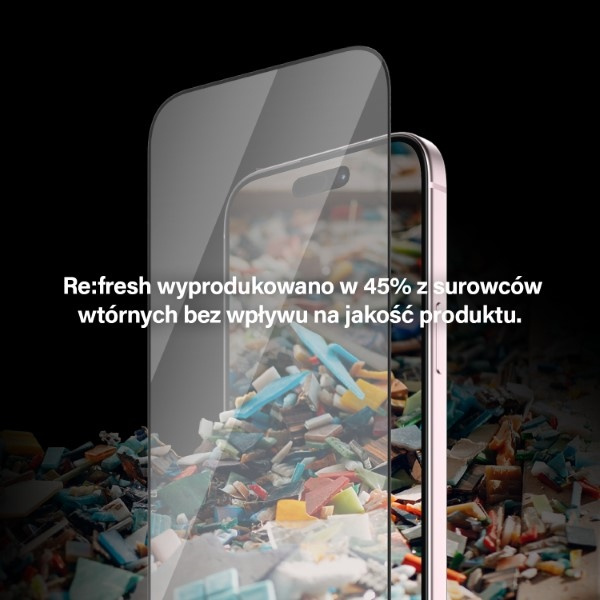 PanzerGlass Re:fresh Glass iPhone 156.1" Ultra-Wide-Fit Screen Protection Easy Aligner 2821