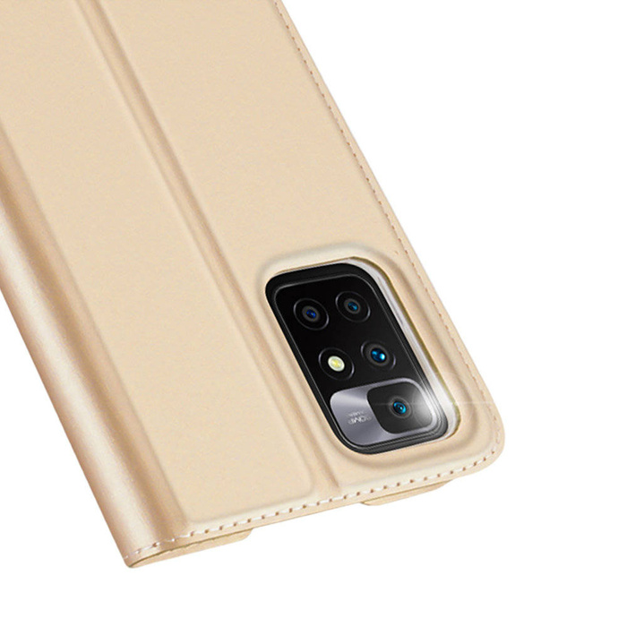 Dux Ducis Skin Pro Puzdro Cover Flip Cover pre Xiaomi Redmi 10 gold