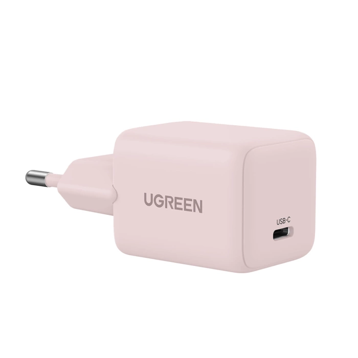 Ugreen X512 20W GaN 1x USB-C Wandladegerät - Rosa