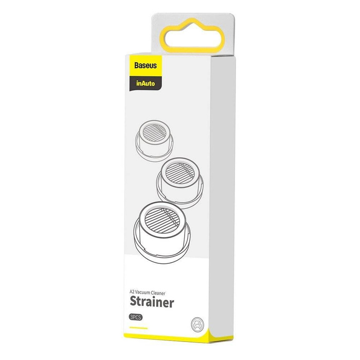 Baseus 3x filter cartridge for the Baseus A2 car vacuum cleaner black (CRXCQA2-A01)