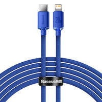 Baseus Crystal Shine Serie Schnelllade-Datenkabel USB Typ C auf Lightning 20W 2m blau (CAJY000303)