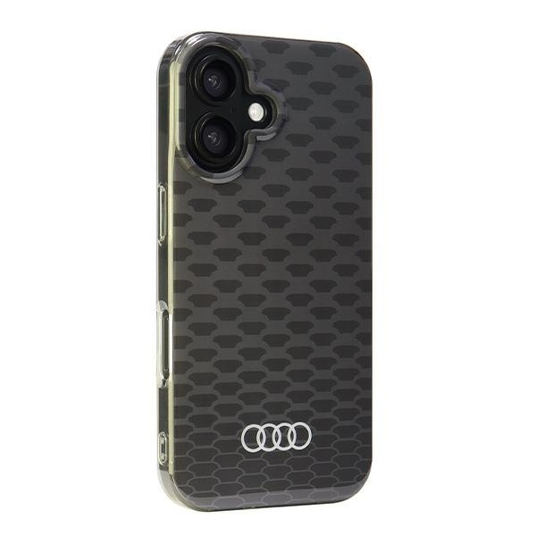 Audi IML Stitching Pattern MagSafe iPhone 16 6.1" czarny/black hardcase AU-IMLMIP16-Q5/D3-BK