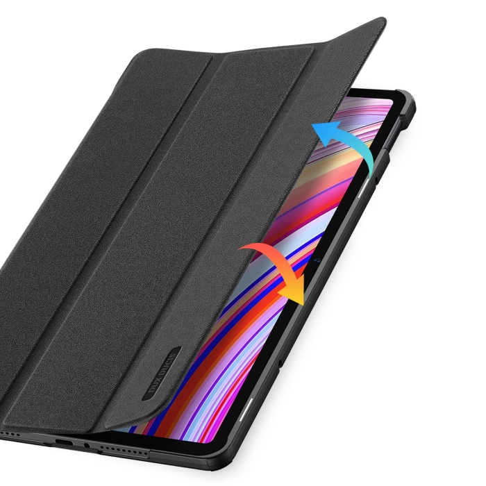 Etui Dux Ducis Domo z klapką i smart sleep na Xiaomi Redmi Pad Pro (4G/5G)/Poco Pad 12.1- czarne
