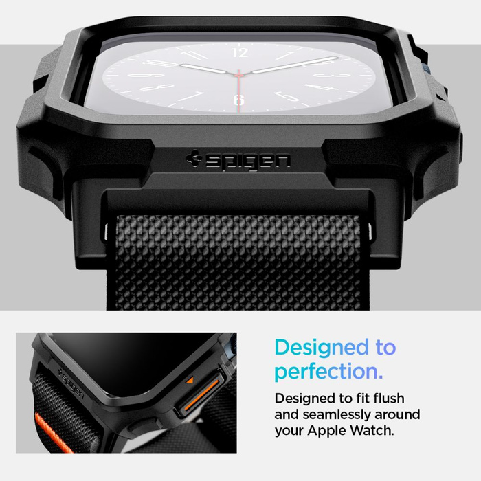 Armband Spigen Apple Watch MATTE LITE FIT "PRO" 10 (46 MM) SCHWARZ