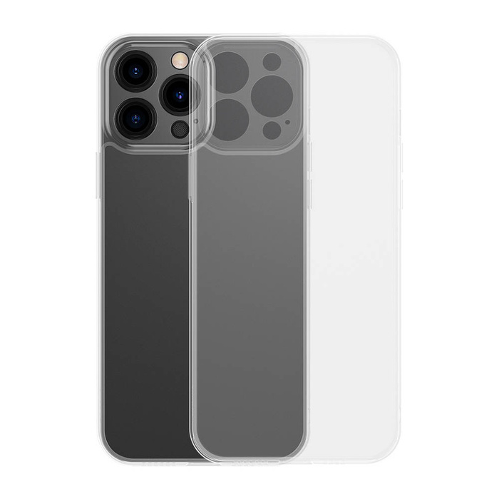 Baseus Frosted Glass Protective Case for iPhone 13 Pro Max transparent (ARWS000202)