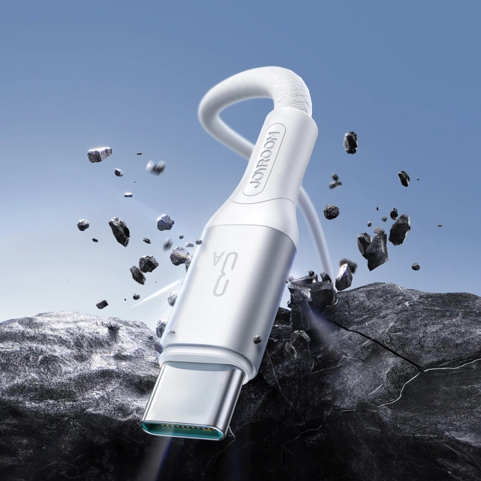 Joyroom S-A28 Flash Series 3A USB-A - USB-C Cable 2m - White