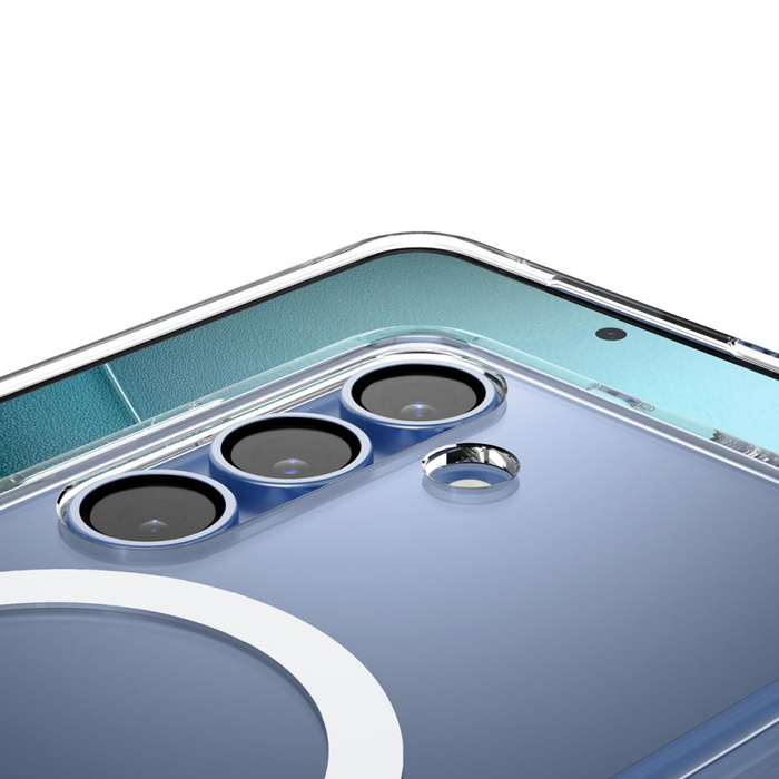 Hülle Spigen Ultra Hybrid Mag MagSafe GALAXY S25 KLAR/WEISS