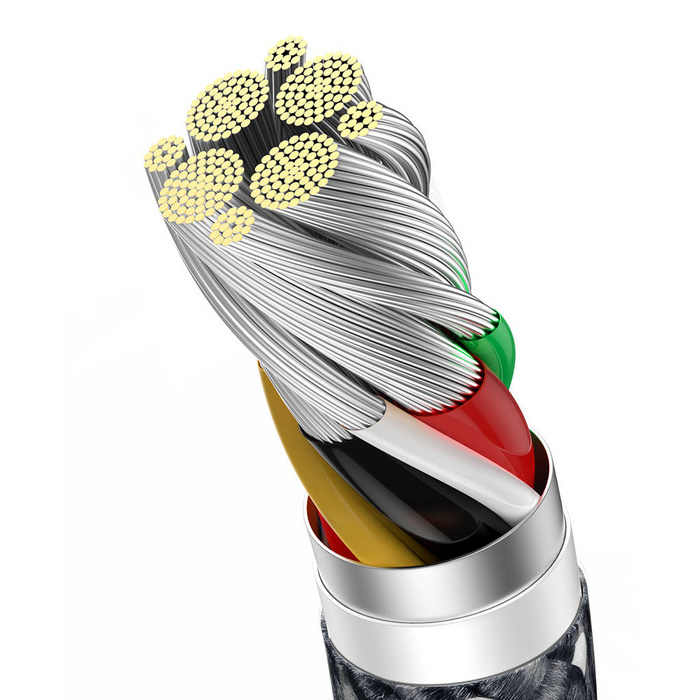 Cable USB Baseus Dynamic Series - USB Tipo C 100W 1m gris (CALD000616)