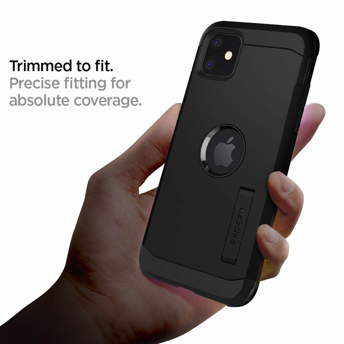 Telefontok SPIGEN Tough Armor Apple Iphone 11 fekete fekete fekete tok