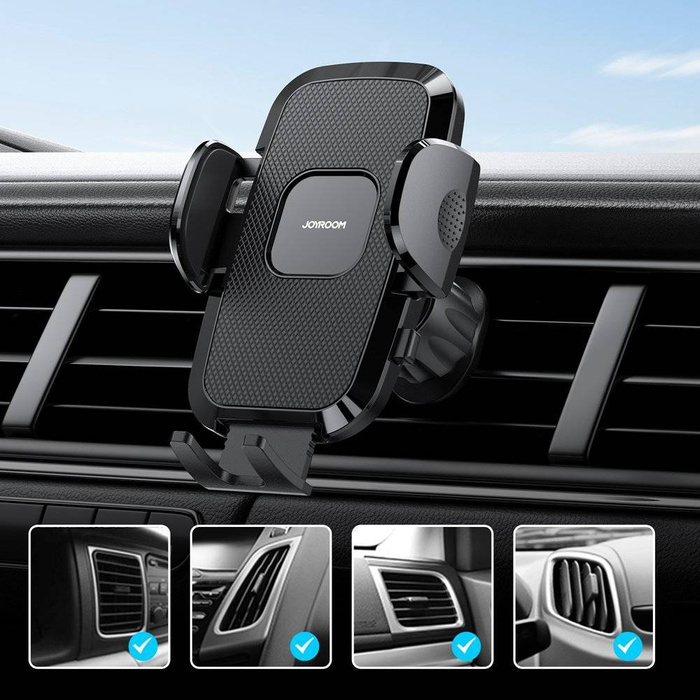 Joyroom automobile support clip on téléfono portable pour grille de ventilation noir (JR-ZS259)