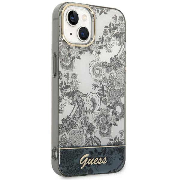 Guess GUHCP14MHGPLHG iPhone 14 Plus 6.7" grey/grey hardcase Porcelain Collection