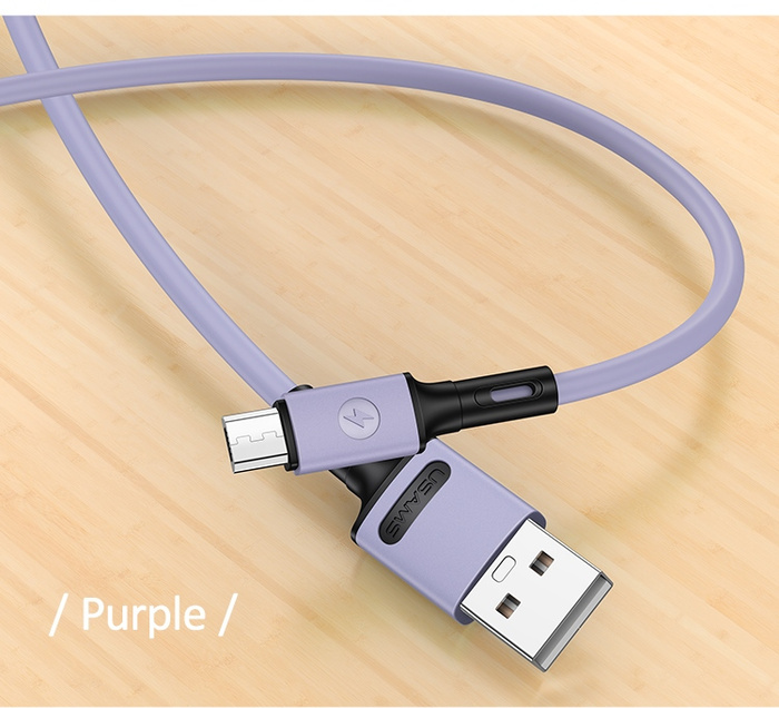 Câble USAMS MicroUSB Fast Charge 1m Purple