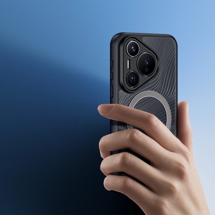 Etui Dux Ducis Aimo Mag z MagSafe na Huawei Pura 70 - czarne