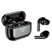 AWEI kopfhörer Bluetooth 5.1 T29P TWS + Dockingstation schwarz/schwarz