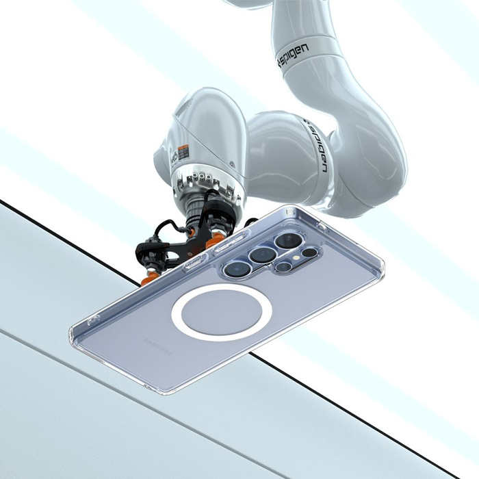 Coque Spigen Ultra Hybrid Mag MagSafe GALAXY S25 ULTRA CLEAR/WHITE