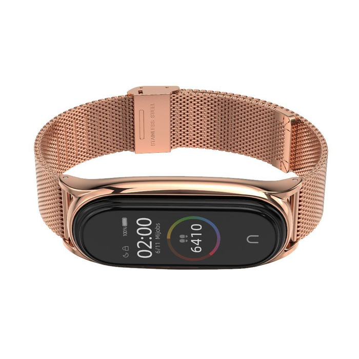 TECH-PROTECT Milaneseband Xiaomi Mi Band 5 Rose Gold