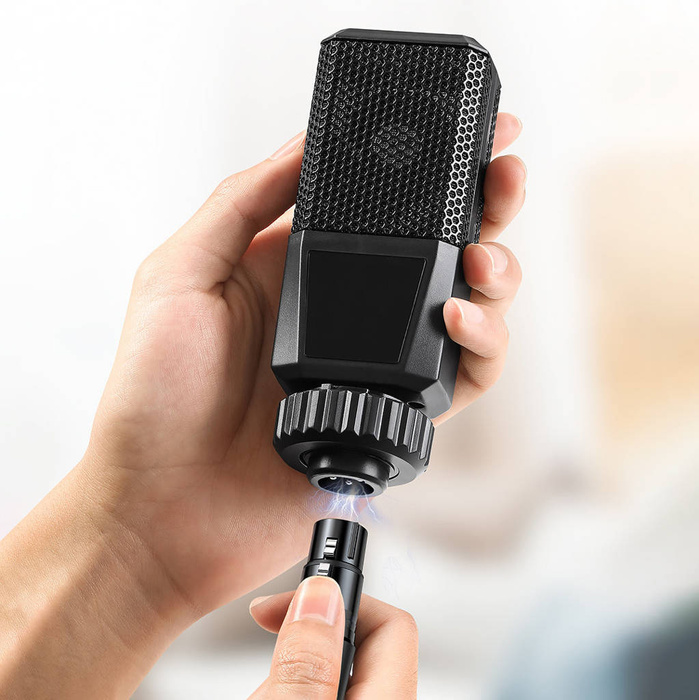 Ugreen Audiokabel 3,5 mm Miniklinke (männlich) - XLR (weiblich) 1 m schwarz (AV182)