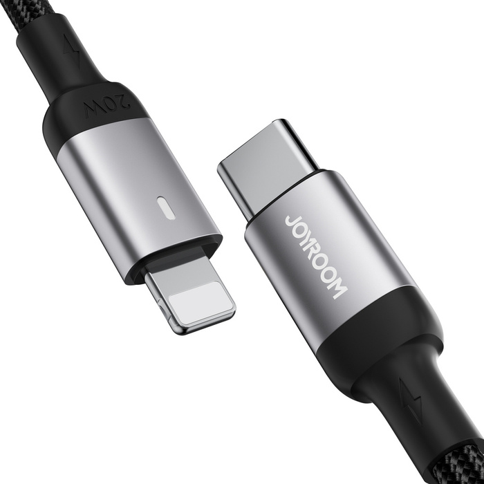 Cable Joyroom USB C - Lightning 20W Serie A10 1,2 m negro (S-CL020A10)