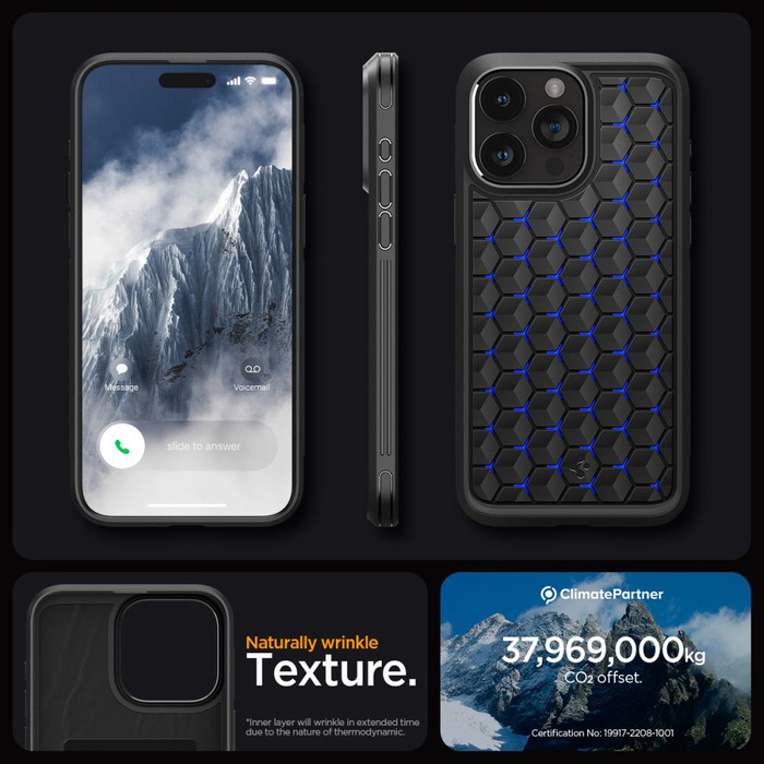 Coque iPhone 15 Pro Max Spigen Cryo Armor Cryo Blue