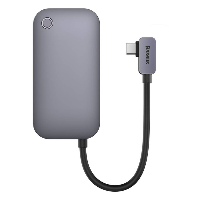 HUB USB-C universel Baseus PadJoy pour tablette / smartphone 4en1 USB-C - gris foncé