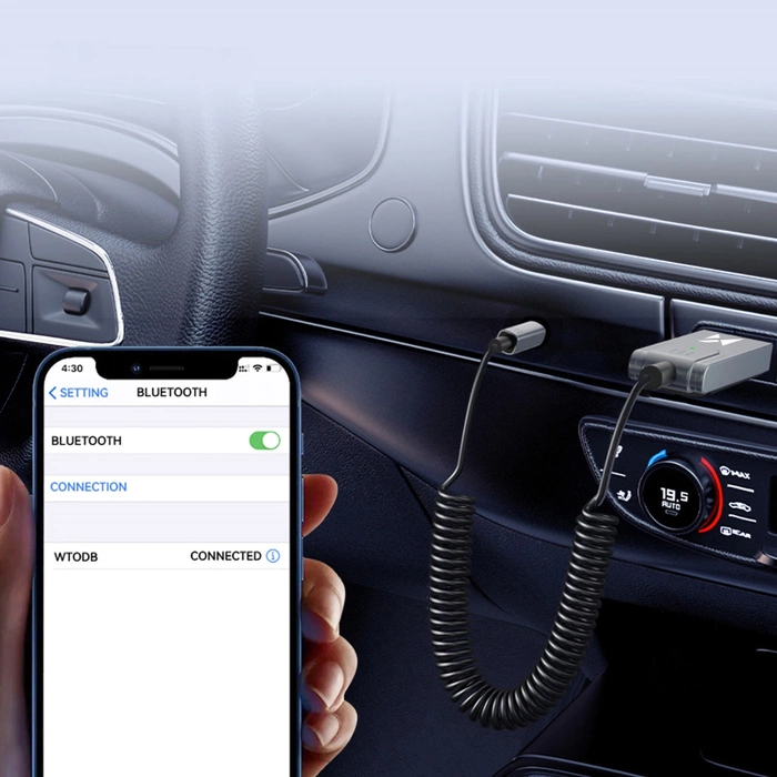 Wozinsky WTODB Bluetooth 5.3 Audioadapter / AUX-Audioempfänger